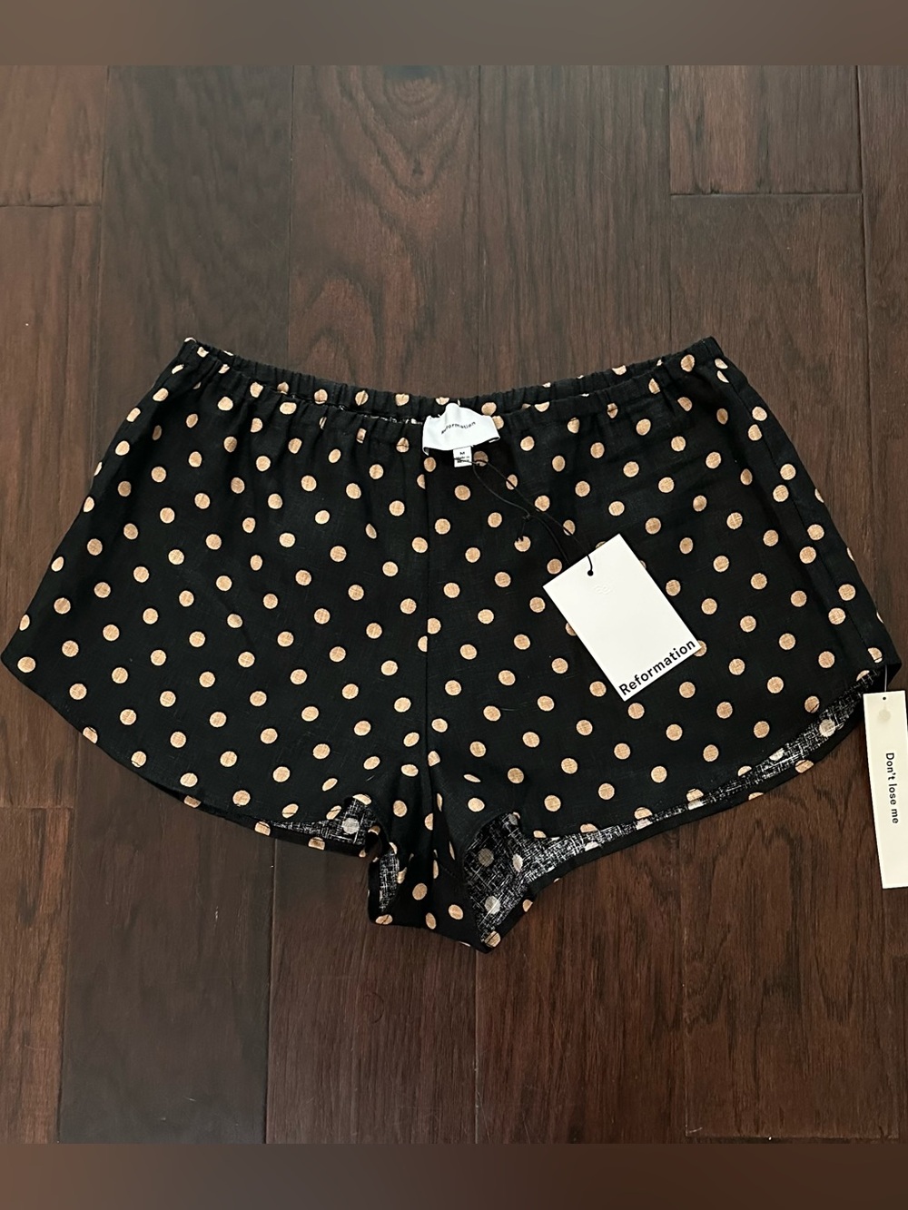 NWT Reformation Tiffie 100% Linen Shorts